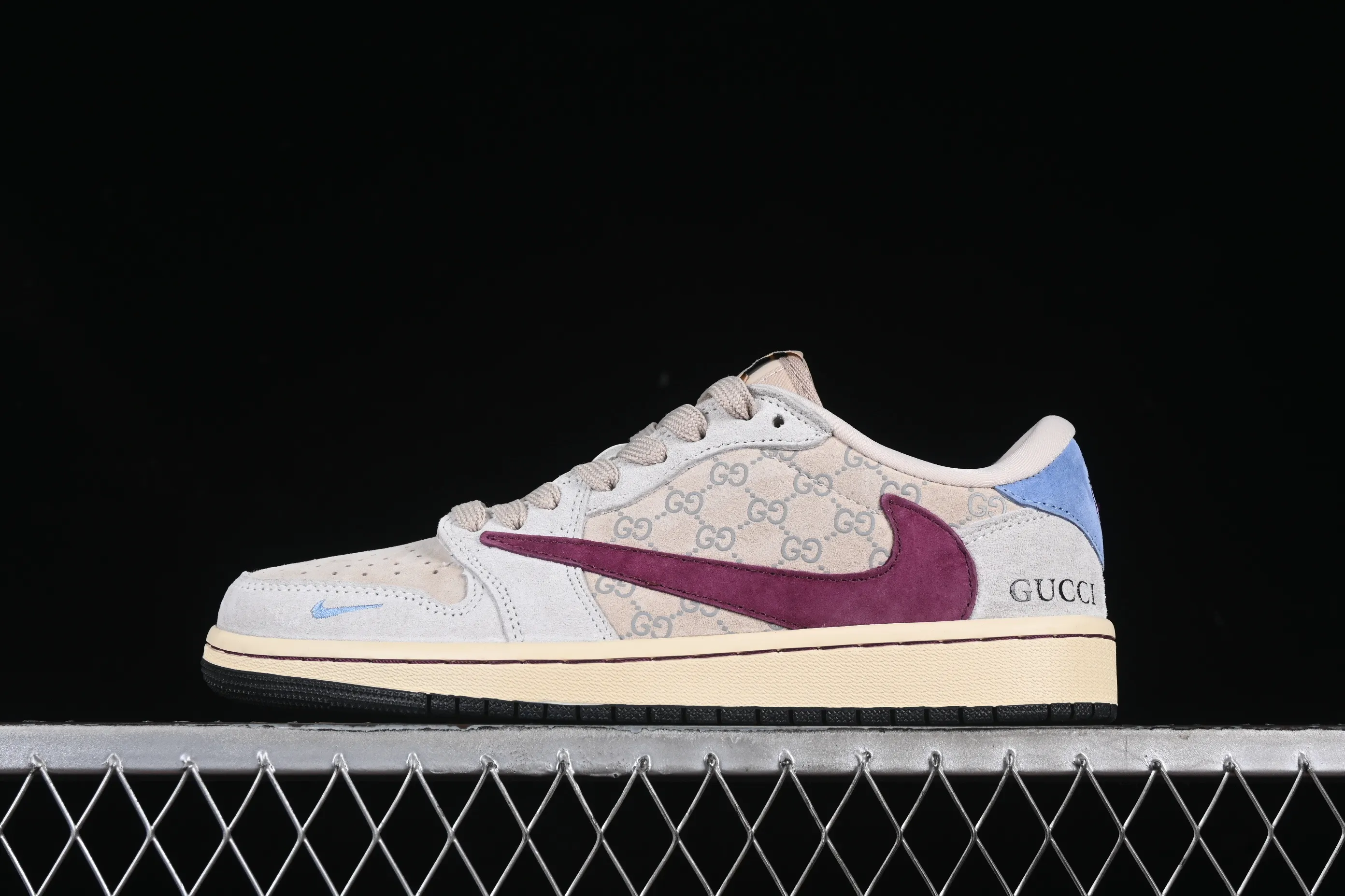 All categories Air Jordan Jordan series basketball shoes Air Jordan 1 Low High-end customized low-top sneakers Travis Scott x Fragment Design x Air Jordan 1 Low OG SP AJ1 Joe 1 Gucci joint rose red hook low-top cultural casual sneakers CH6336-019